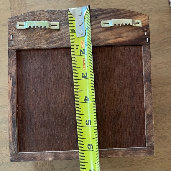 Vintage 1970s Wooden Farmhouse Style Recipe Box - Picture 10 of 10